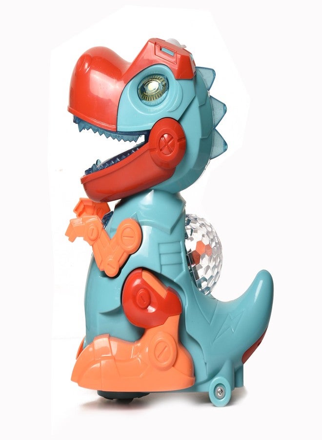 Braintastic لعبة ديناصور موسيقية رائعة من براينتاستيك مع أضواء وامضة وأصوات، ألعاب تعليمية لتنمية مهارات الأطفال في سن 3 سنوات فما فوق - Image 2